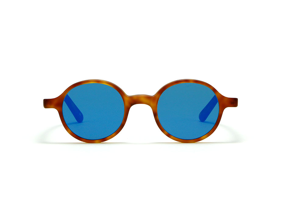 l-g-r-reunion-sonnenbrille-havana-chiaro-matt-02-flat-blue-mirror-46 image 1