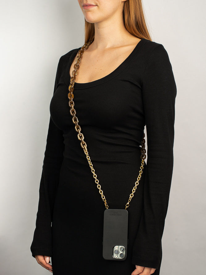 cheeky-chain-munich-crossbody-handykette-mathilda-acryl-kette-mit-metall image 8