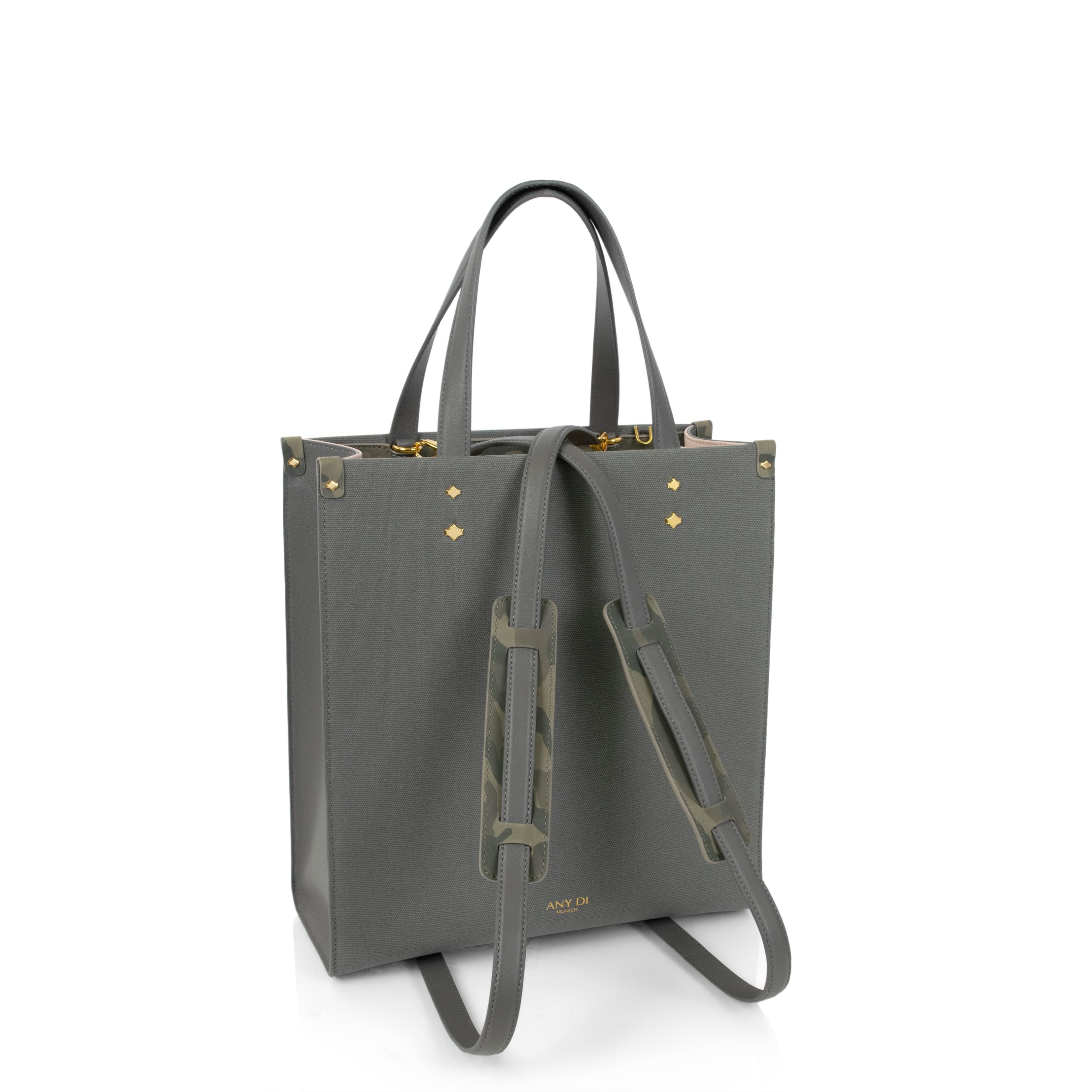 any-di-tote-bag-l-khaki-leder-business-tasche image 2