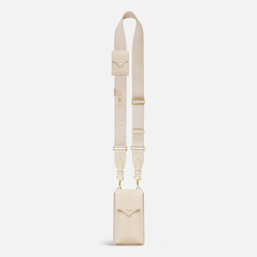 any-di-color-strap-set-nylon-creme-phone-pouch-strap image 1