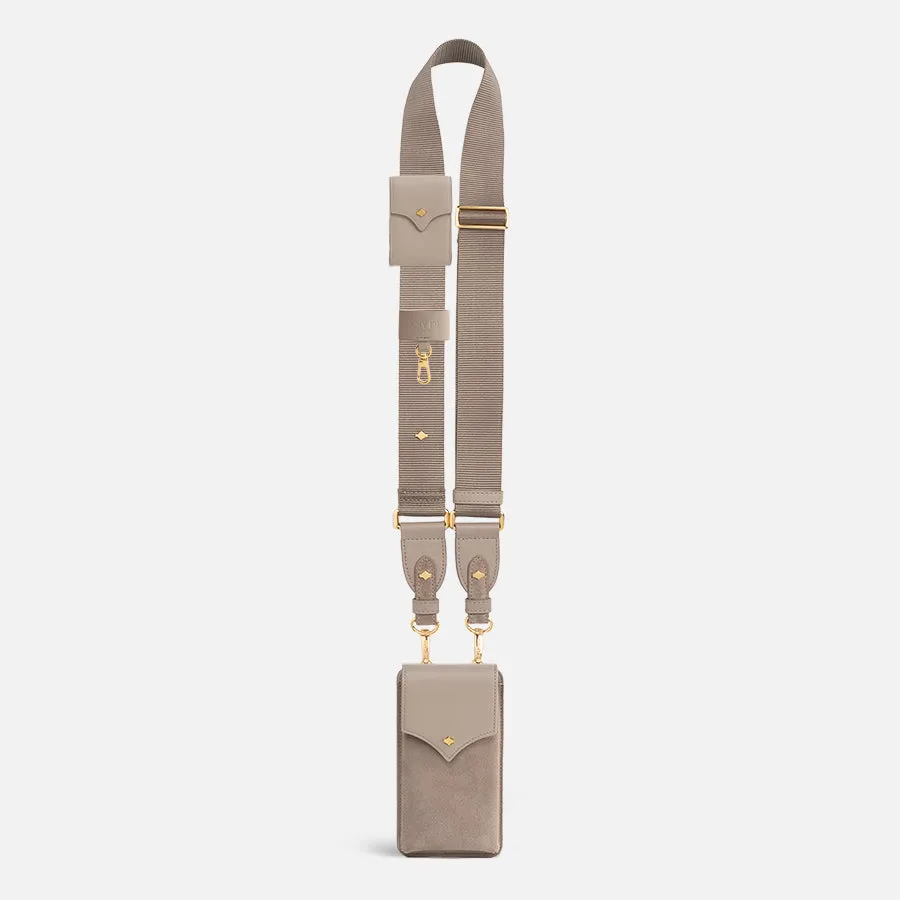 any-di-color-strap-set-taupe-nylon-4-teilig image 1