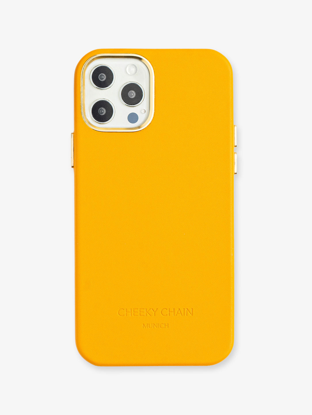 cheeky-chain-munich-vegan-leather-case-orange-iphone-13-pro-max image 1