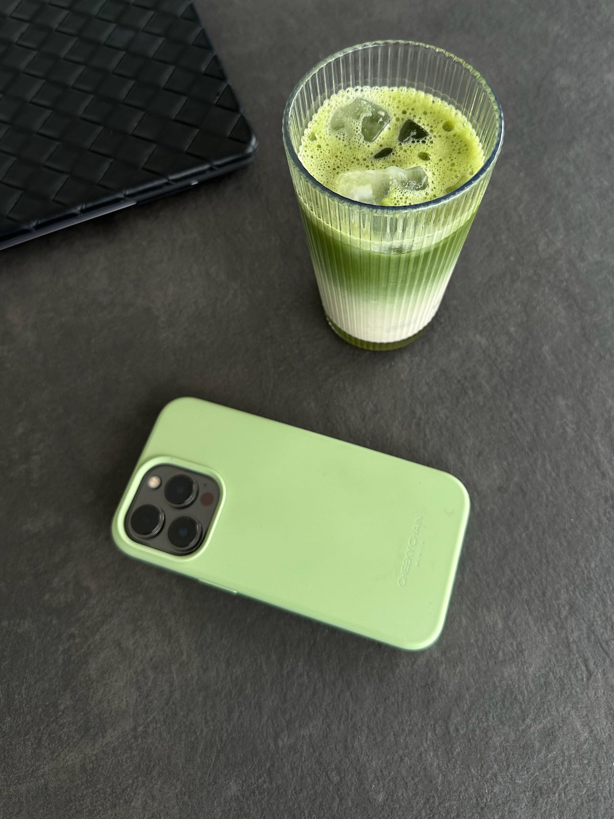 cheeky-chain-munich-silicone-case-matcha-green-iphone-13 image 8