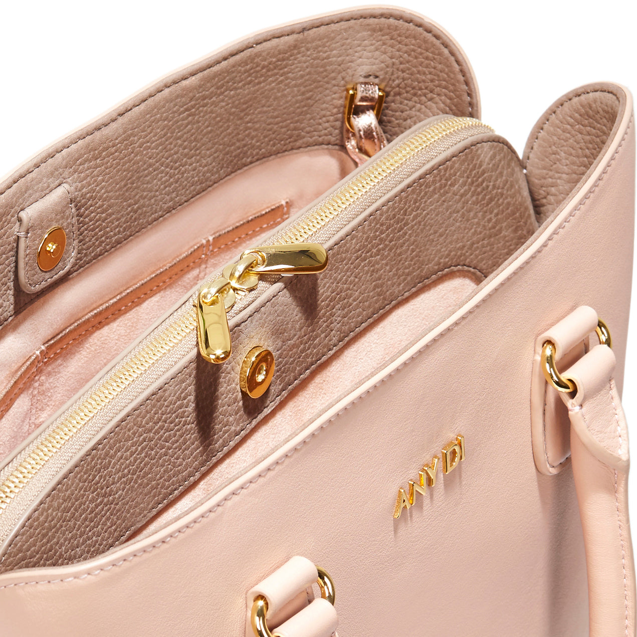 any-di-bag-l-handtasche-apricot-leder-a4-laptop image 6