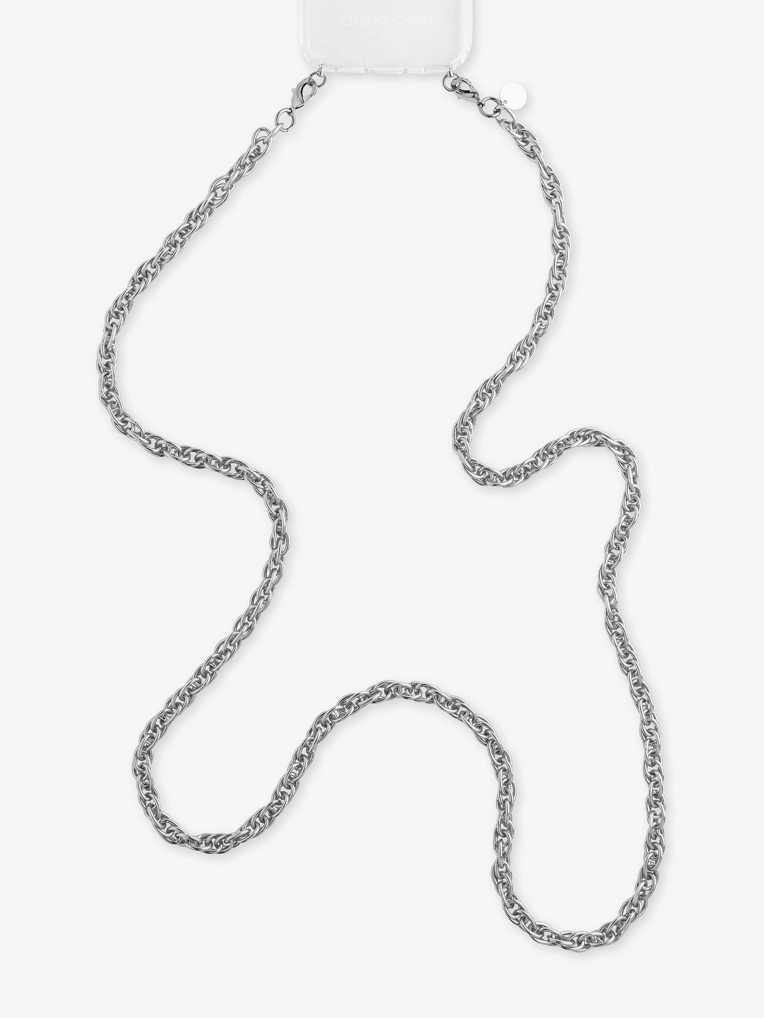 cheeky-chain-munich-gretl-crossbody-handykette-125-cm-ankerkette-aluminium-nicke image 5
