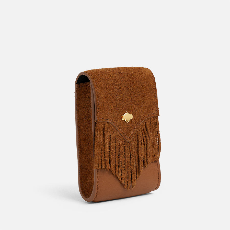 any-di-mini-pocket-fringes-cognac-suede-zusatzfach image 3