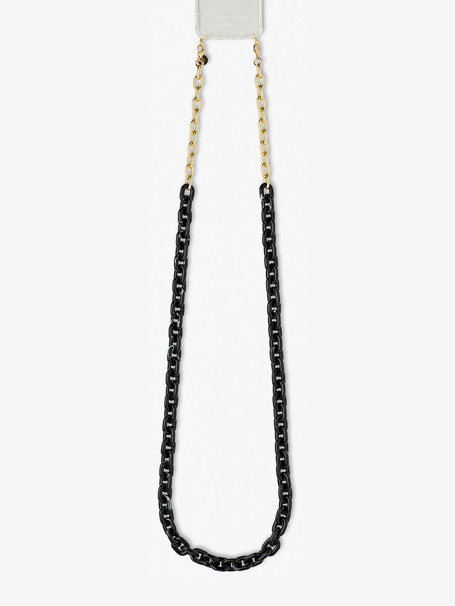 cheeky-chain-munich-crossbody-handykette-mathilda-acryl-kette-mit-metall image 1