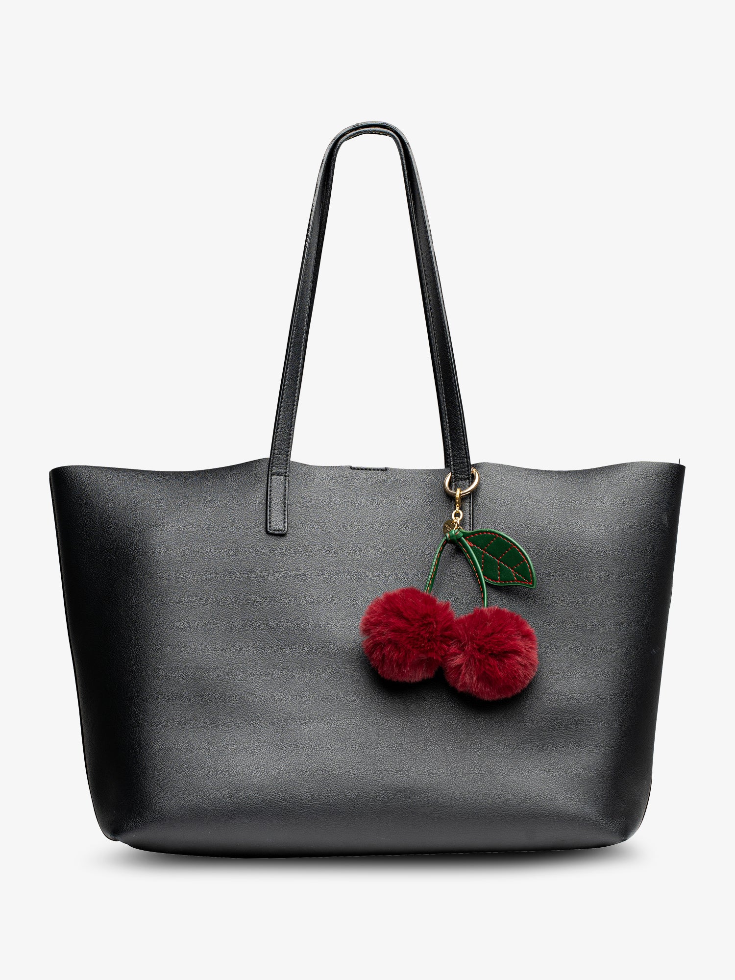 cheeky-chain-munich-bag-charm-furry-cherry-taschenanh-nger image 2