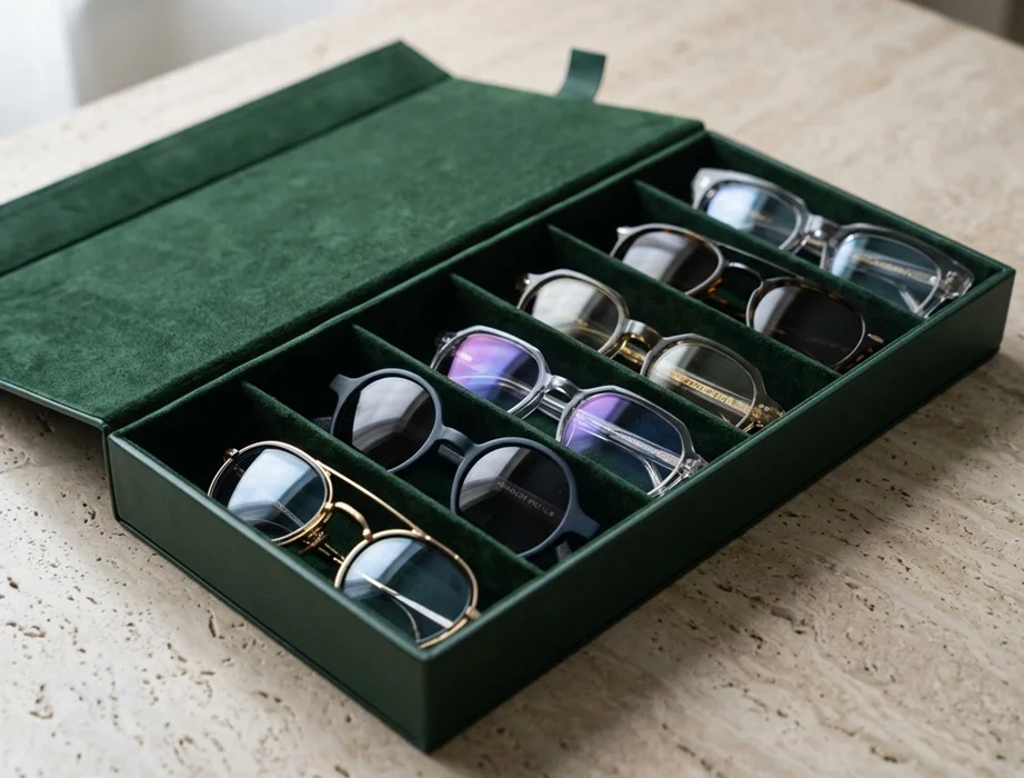 l-g-r-collector-s-couvette-lions-of-ethiopia-brillenetui-green-leather-6-frames image 4