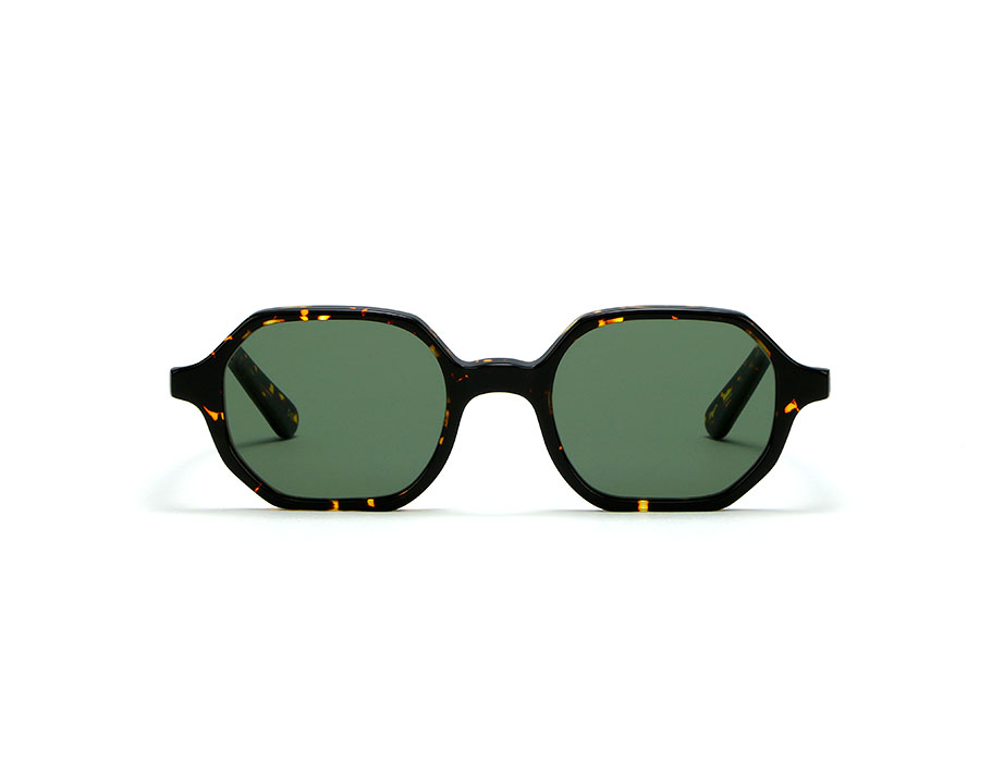 l-g-r-zanzibar-sonnenbrille-havana-scuro-09-flat-green-g15 image 1