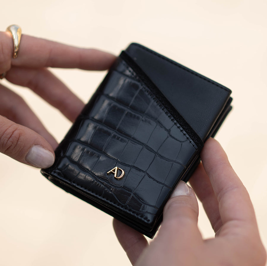 any-di-mini-wallet-croco-black-geldb-rse image 6