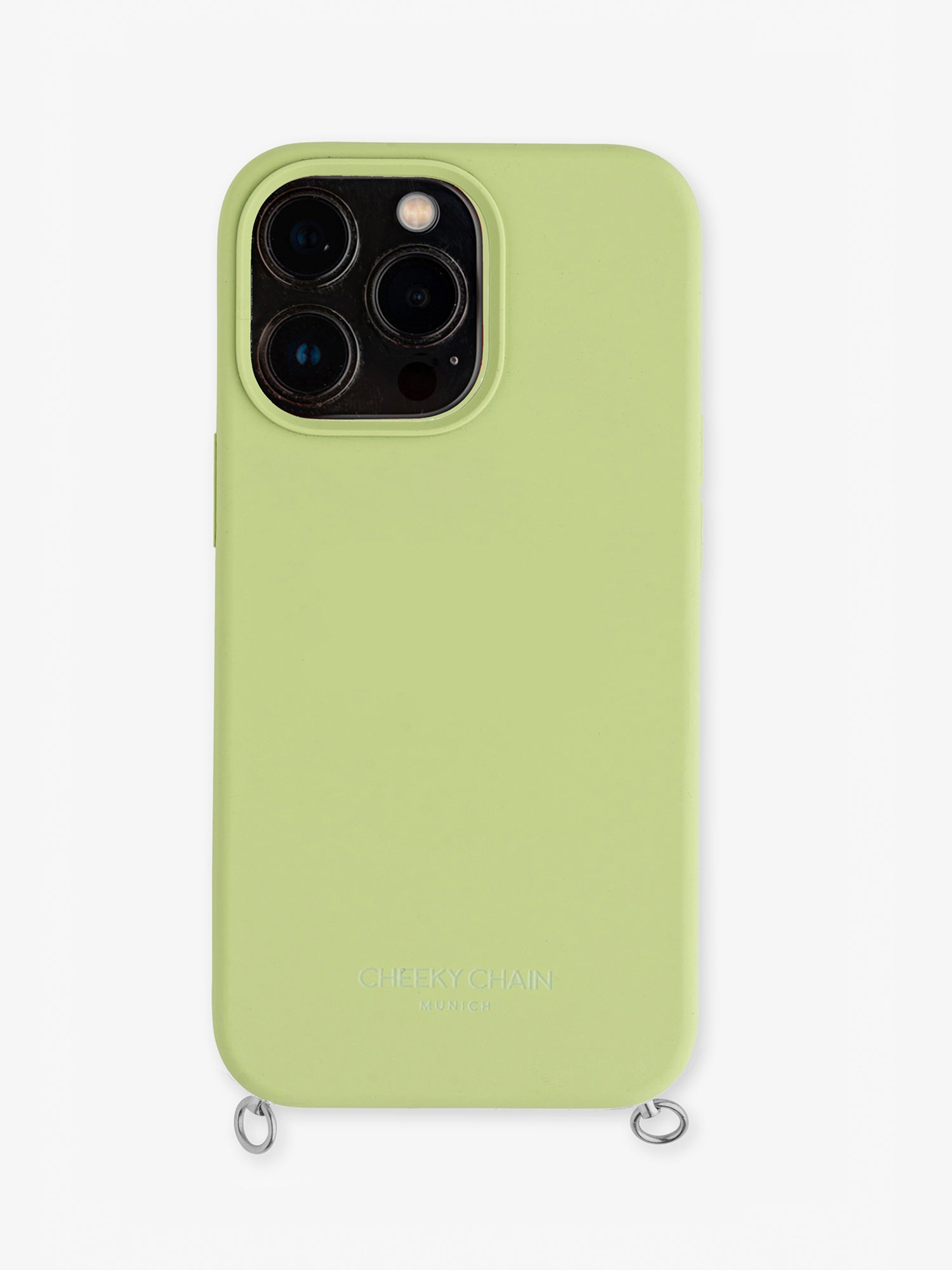 cheeky-chain-munich-silicone-case-matcha-green-iphone-13 image 3