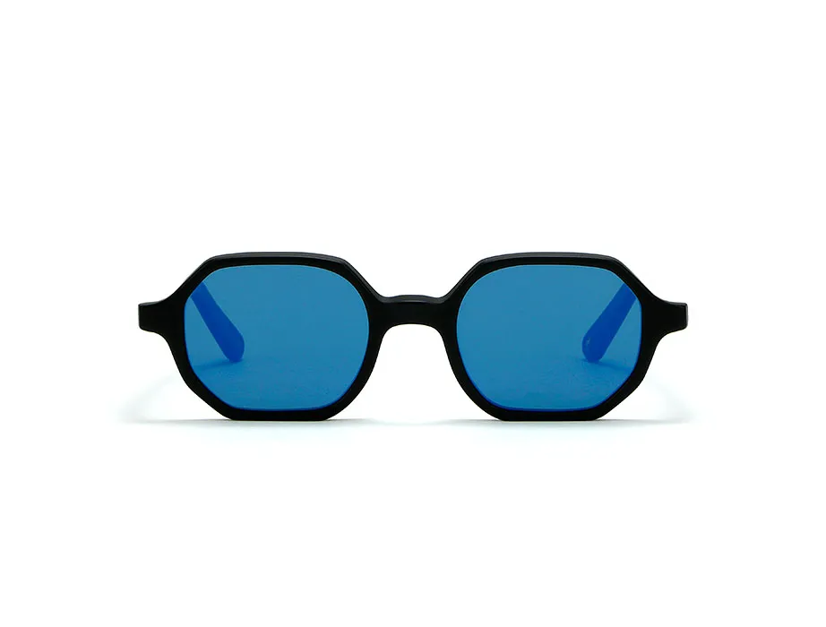 l-g-r-zanzibar-sonnenbrille-black-matt-flat-blue-mirror image 1