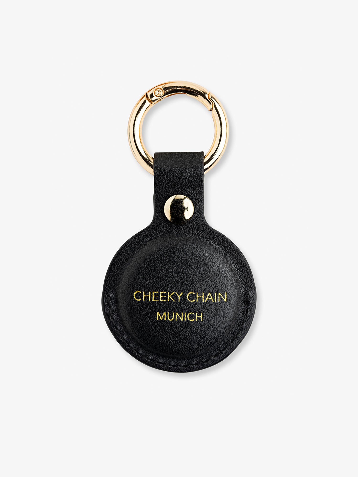 cheeky-chain-munich-airtag-h-lle-aus-veganem-leder-mit-karabiner image 1