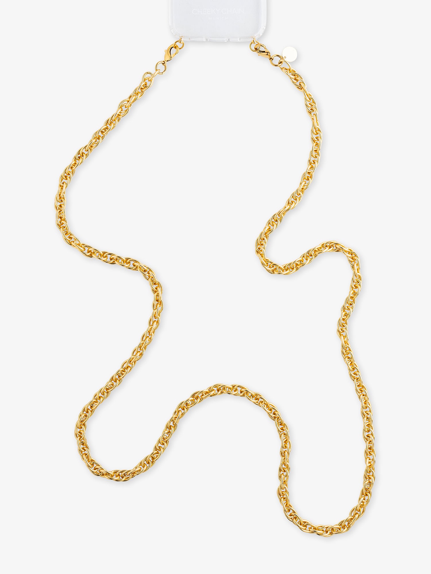 cheeky-chain-munich-gretl-crossbody-handykette-125-cm-ankerkette-aluminium-nicke image 1