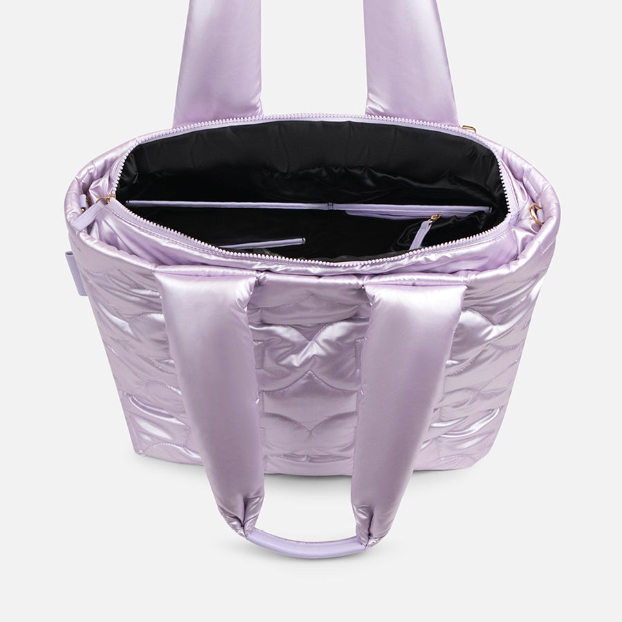 any-di-puffer-bag-weekender-lavender-vegan image 4