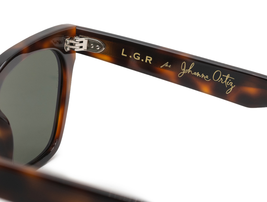 l-g-r-cecile-johanna-ortiz-sonnenbrille-havana-pyramid-green image 4