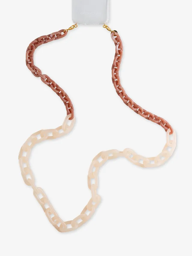 cheeky-chain-munich-crossbody-handykette-rose-acetat-kettenmix image 1