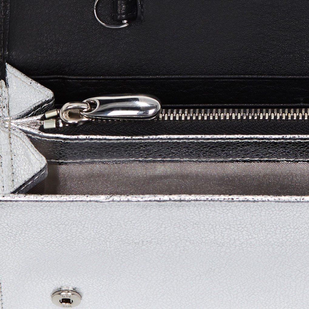 any-di-bag-s-black-silver-mini-handtasche-rindsleder image 2