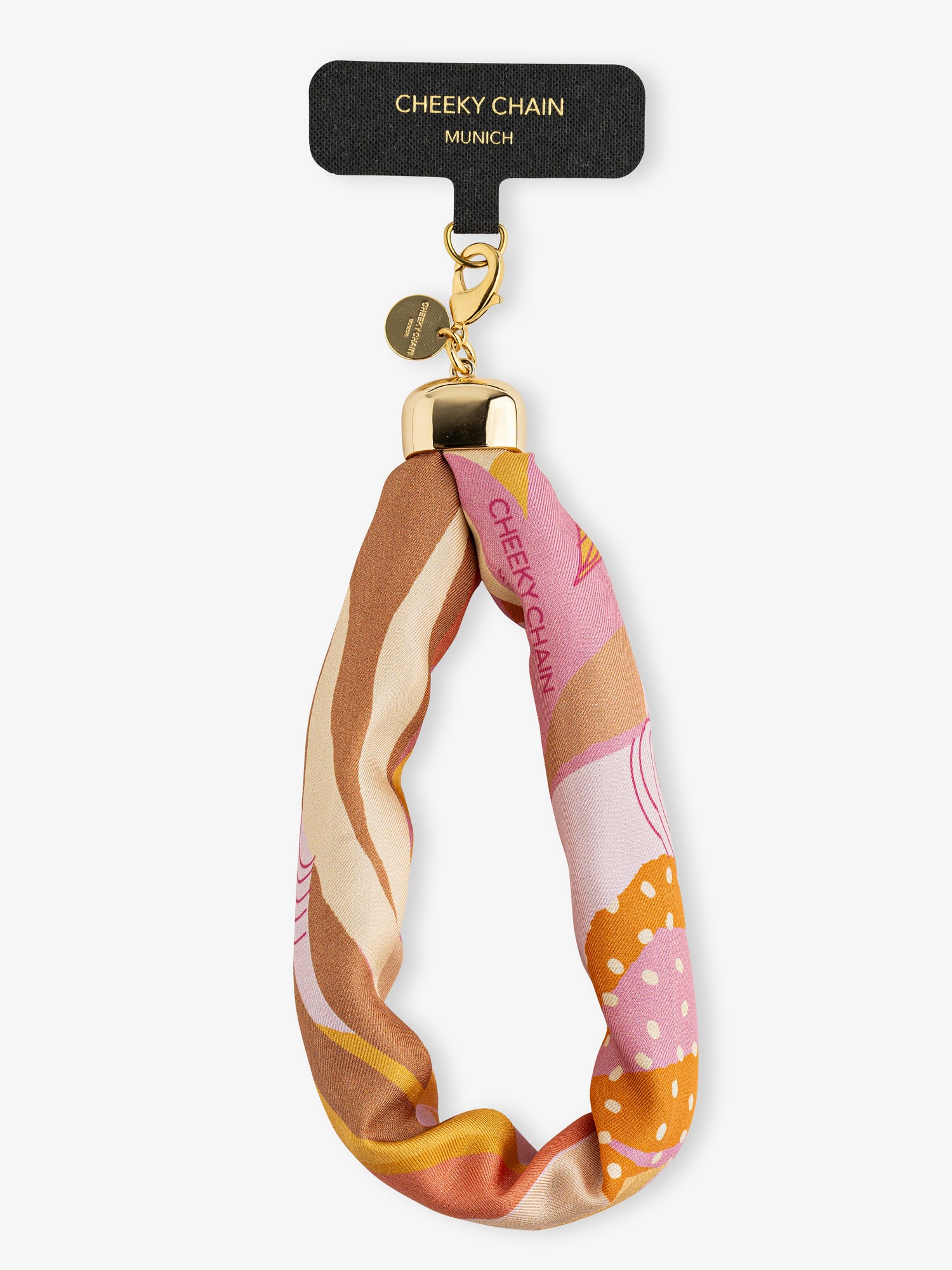 cheeky-chain-munich-handyanh-nger-indie-textil-charm-mit-messing-karabiner image 7