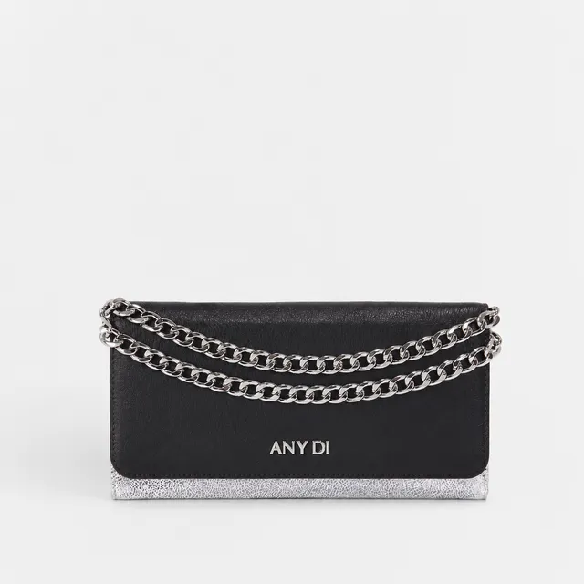 any-di-bag-s-black-silver-mini-handtasche-rindsleder image 1