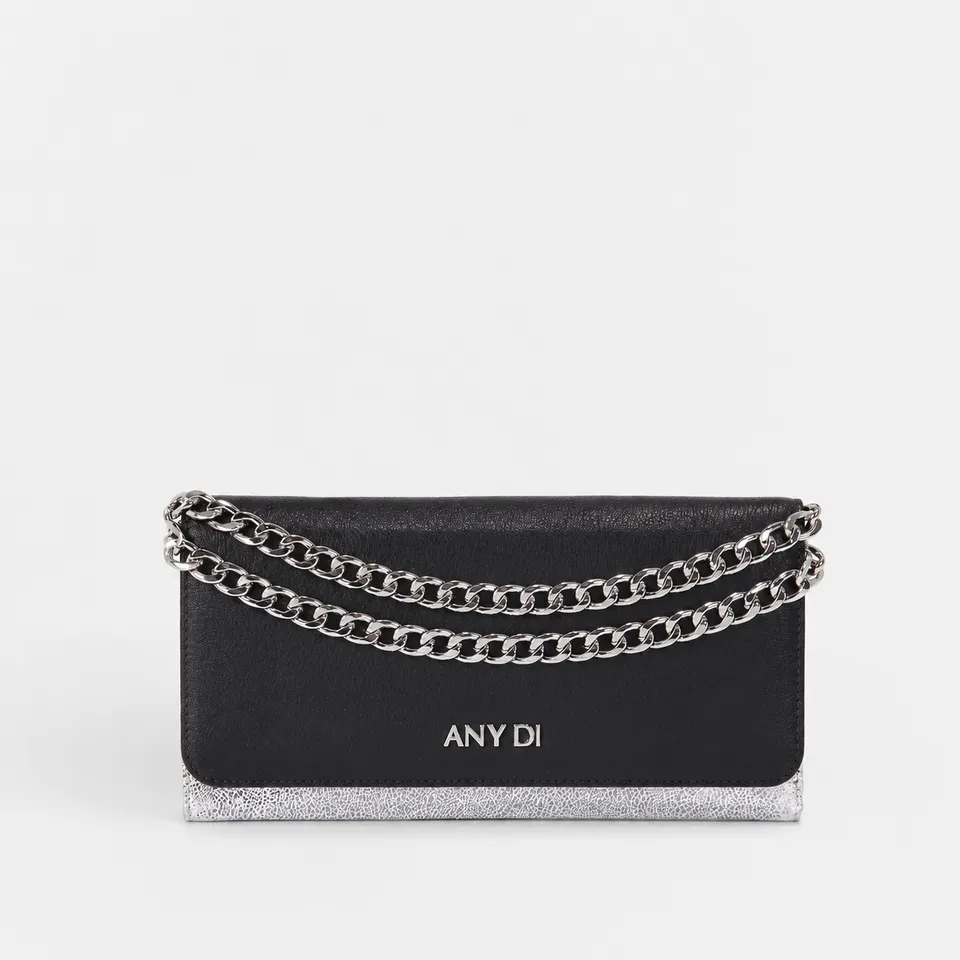 any-di-bag-s-black-silver-mini-handtasche-rindsleder image 1