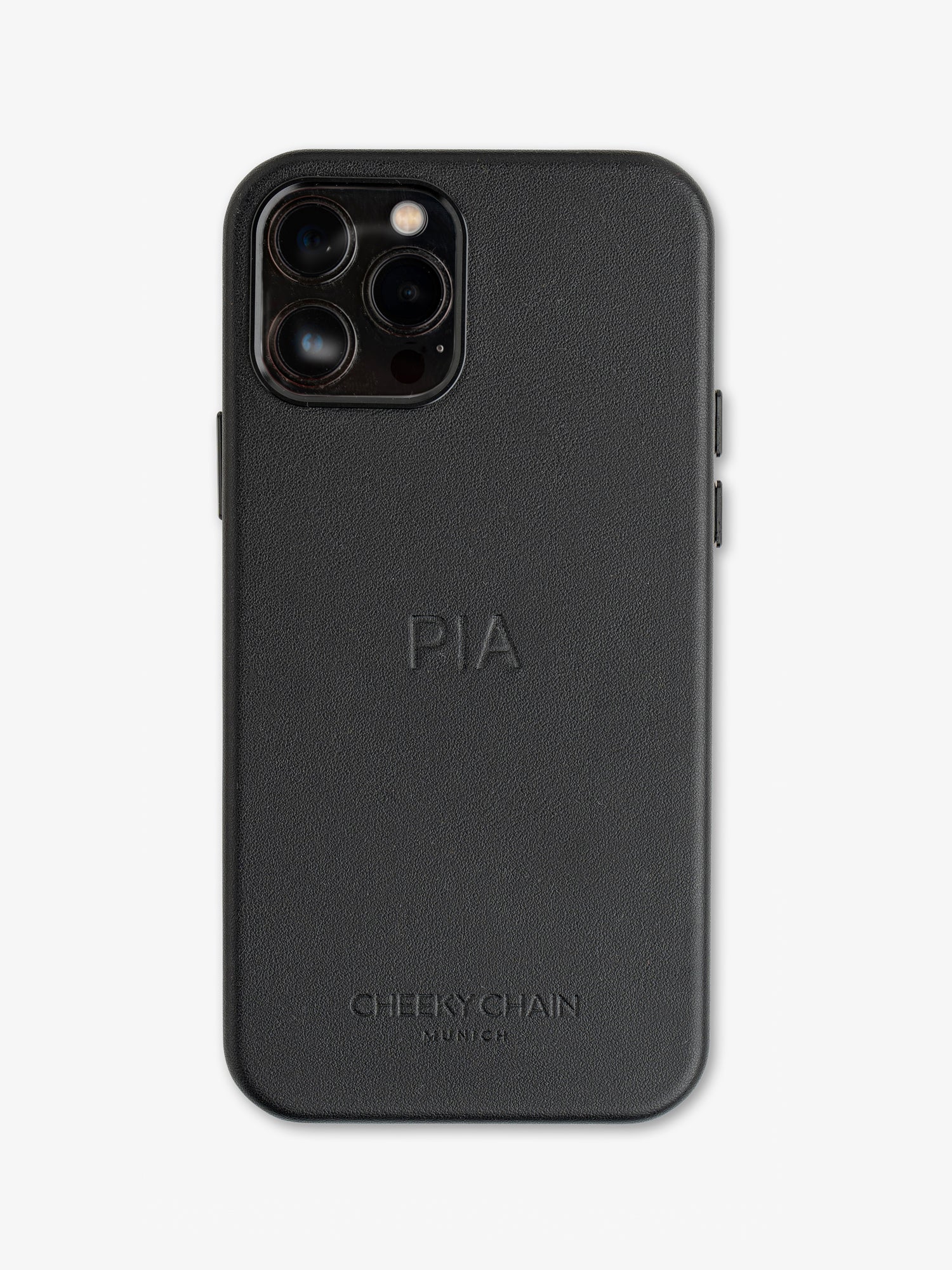 cheeky-chain-munich-vegan-leather-case-black-iphone-15 image 8