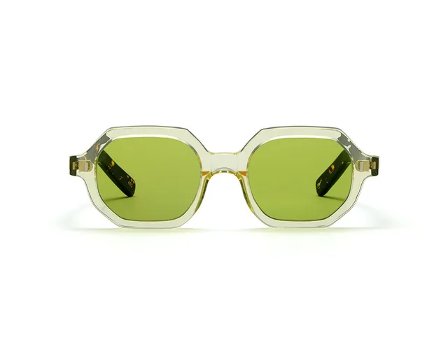 l-g-r-zanzibar-bold-sonnenbrille-champagne-havana-green-vintage image 1