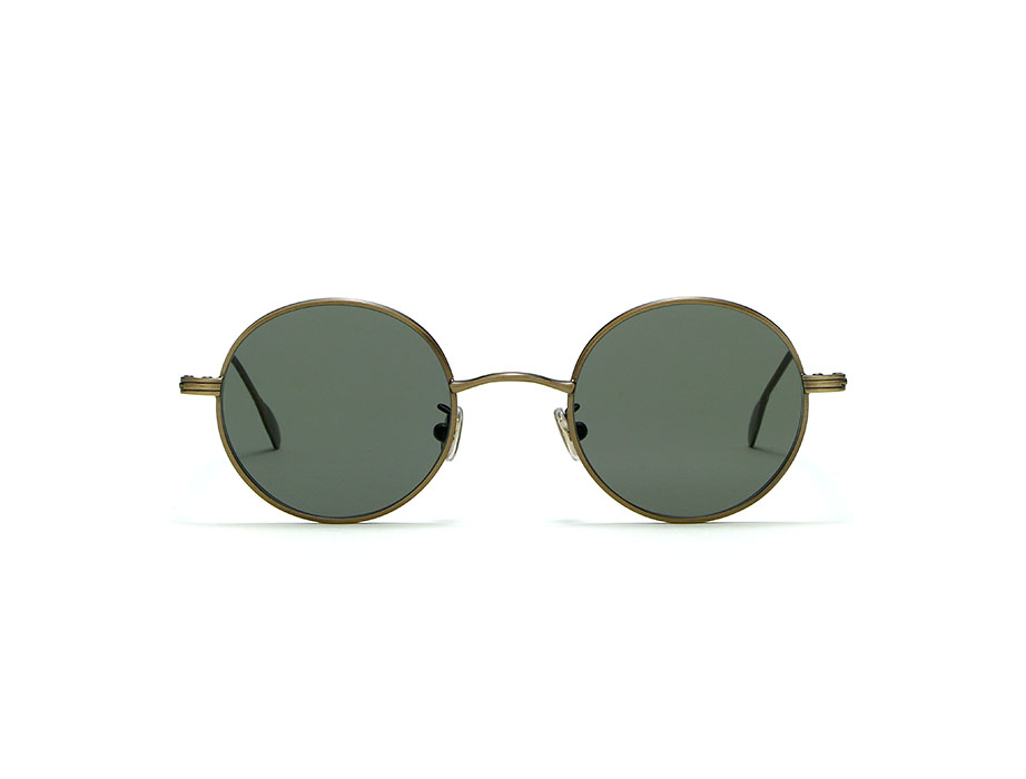 l-g-r-reunion-metal-sonnenbrille-gold-antiqued-03-green-g15-46 image 1