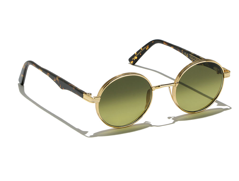 l-g-r-zelalem-lions-of-ethiopia-sonnenbrille-gold-havana-green-vintage image 2
