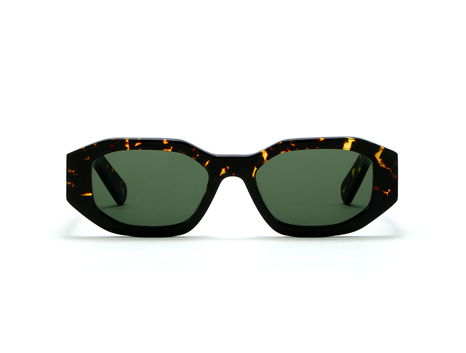 l-g-r-khartoum-the-girlfriend-sonnenbrille-black-havana-scuro-green-g15 image 1