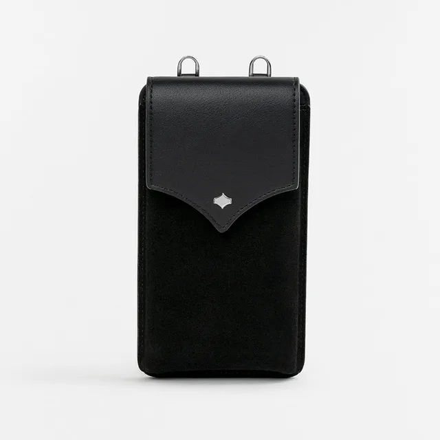 any-di-phone-pouch-black-silver-handytasche image 1
