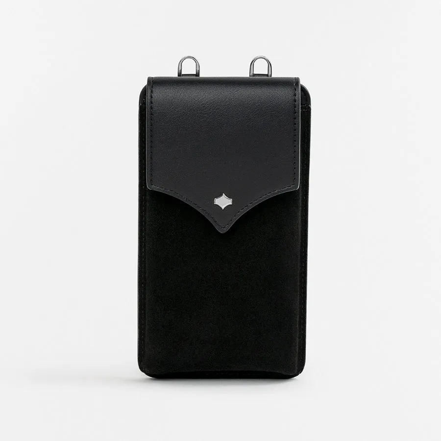 any-di-phone-pouch-black-silver-handytasche image 1