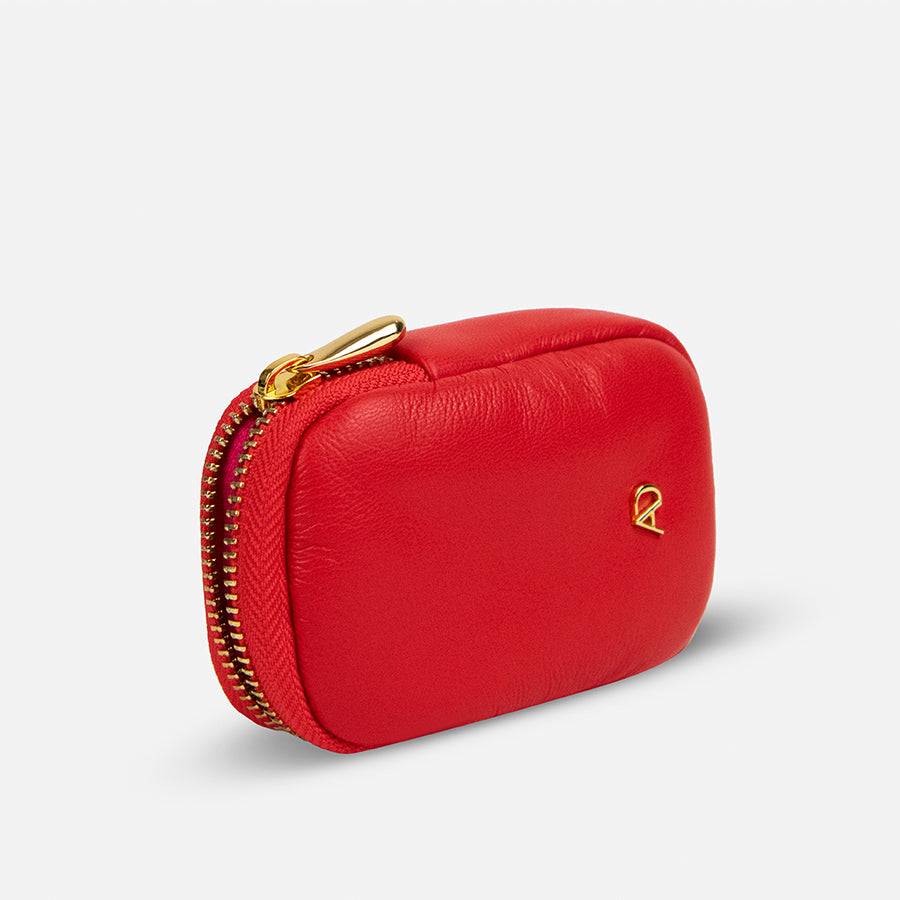 any-di-zip-pocket-puffer-red-vegan image 3