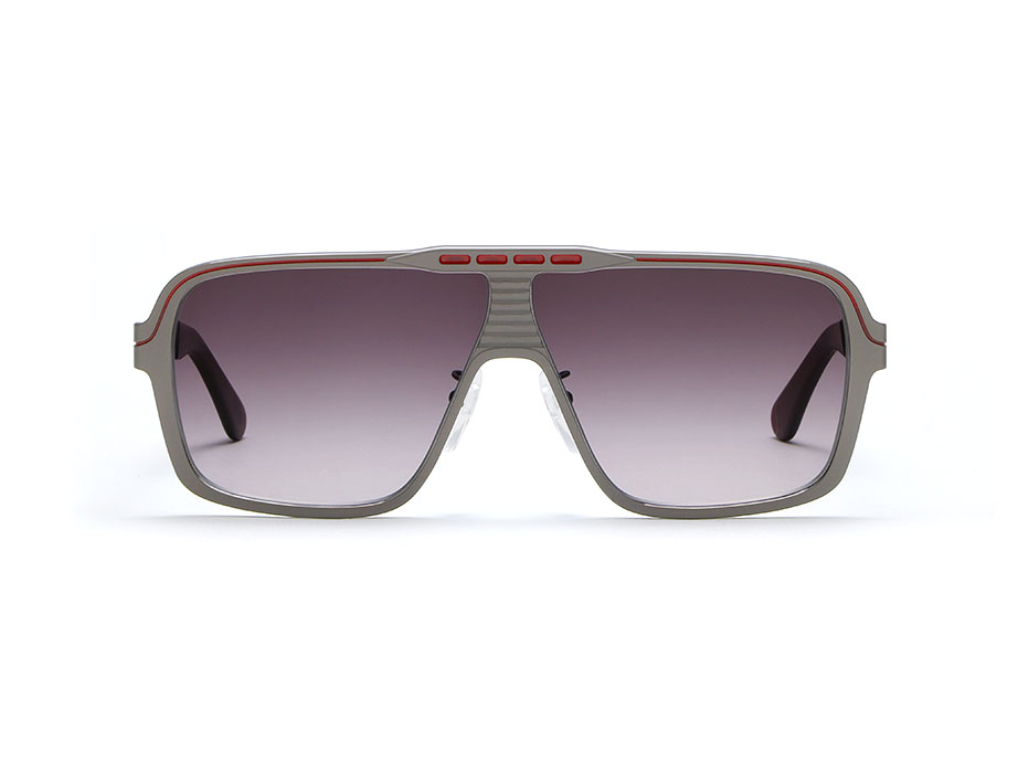 l-g-r-runabout-l-g-r-x-bertone-sonnenbrille-mask-metal-silver-red-grey-gradient image 1
