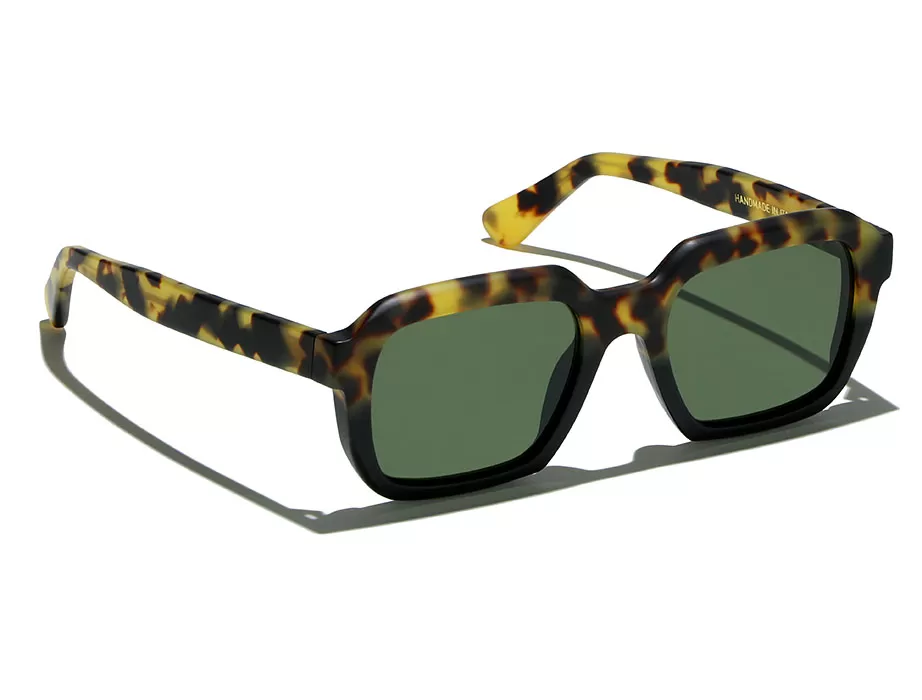 l-g-r-raffaello-sonnenbrille-black-matt-havana-tartarugato-matt-23b-green-g15 image 2