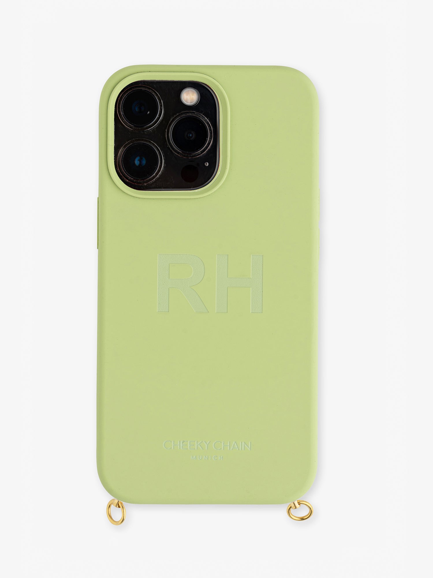 cheeky-chain-munich-silicone-case-matcha-green-iphone-13 image 5