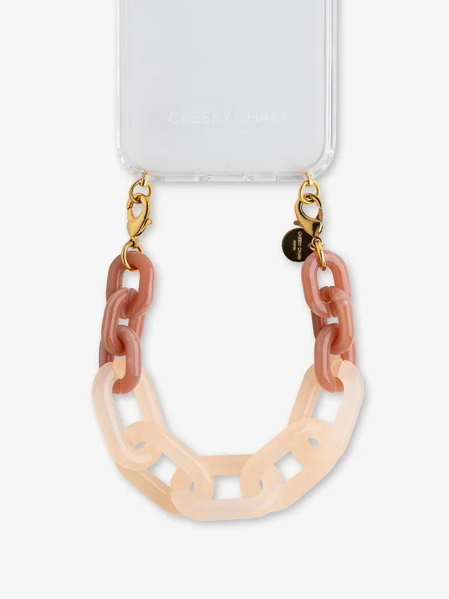 cheeky-chain-munich-handle-rose-kurze-handykette-aus-acryl image 1