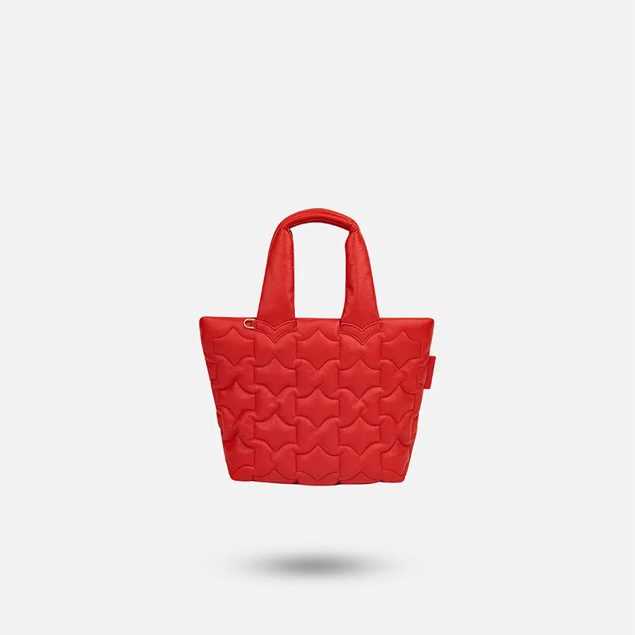 any-di-mini-puffer-bag-rot-vegane-mini-handtasche image 1