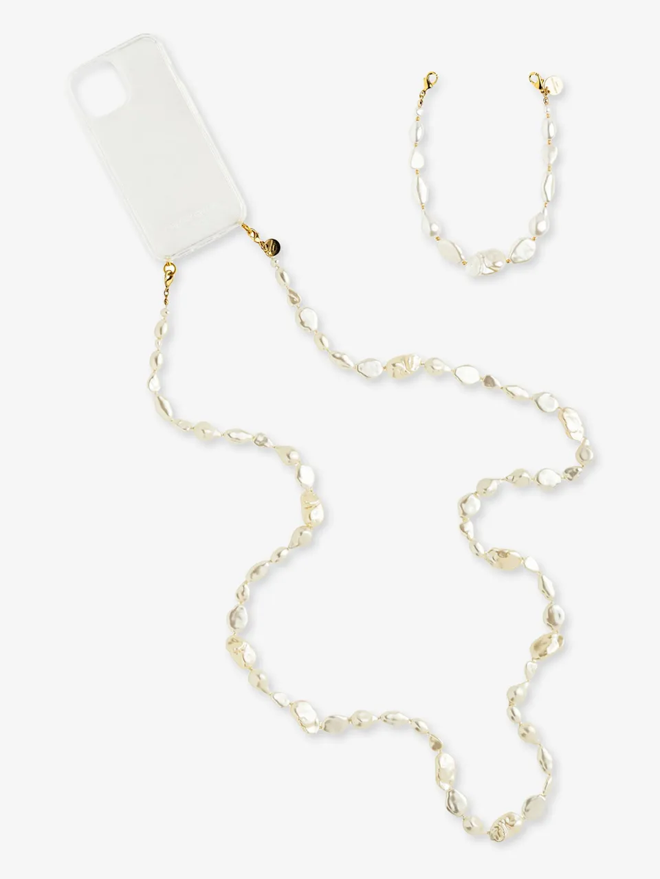 cheeky-chain-munich-set-fiji-crossbody-handykette-crystal-clear-case-handle image 1