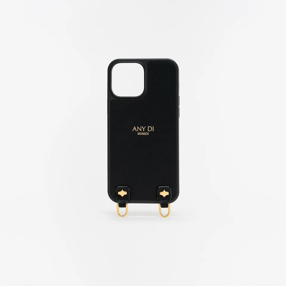 any-di-phonecase-handyh-lle-nappa-schwarz-gold image 1