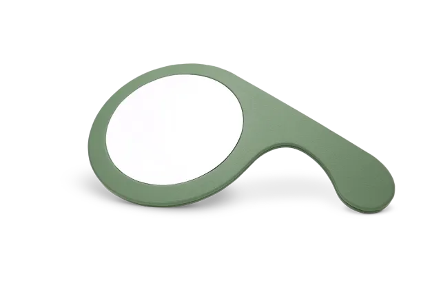 coblens-eyewear-gmbh-coblens-spiegel-handspiegel-salbei-gr-n-15-cm image 1
