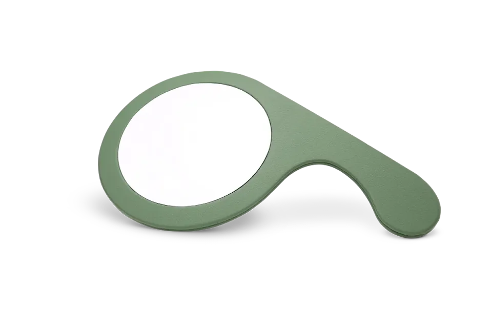 coblens-eyewear-gmbh-coblens-spiegel-handspiegel-salbei-gr-n-15-cm image 1