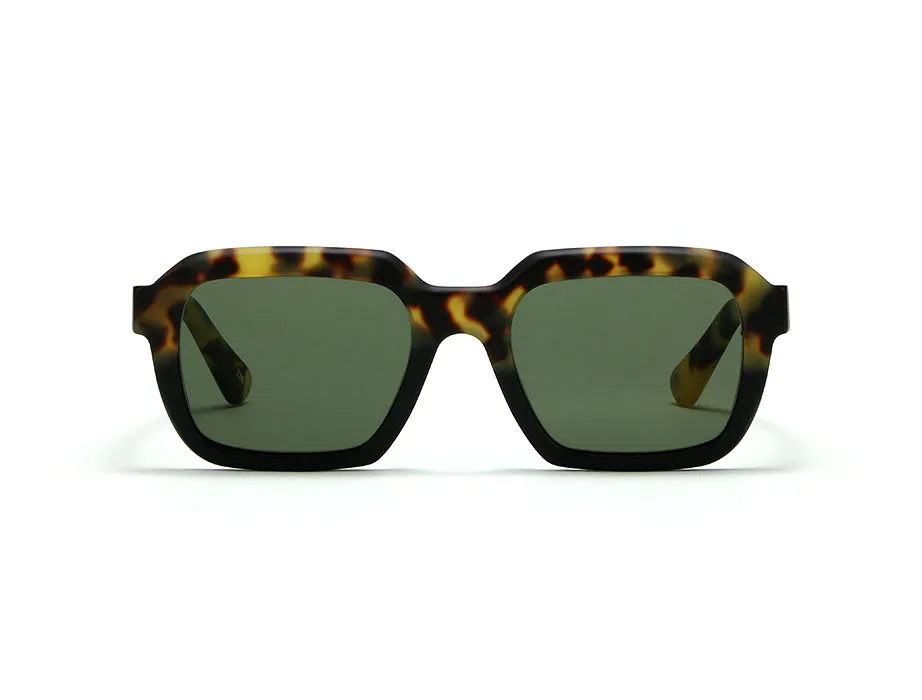 l-g-r-raffaello-sonnenbrille-black-matt-havana-tartarugato-matt-23b-green-g15 image 1