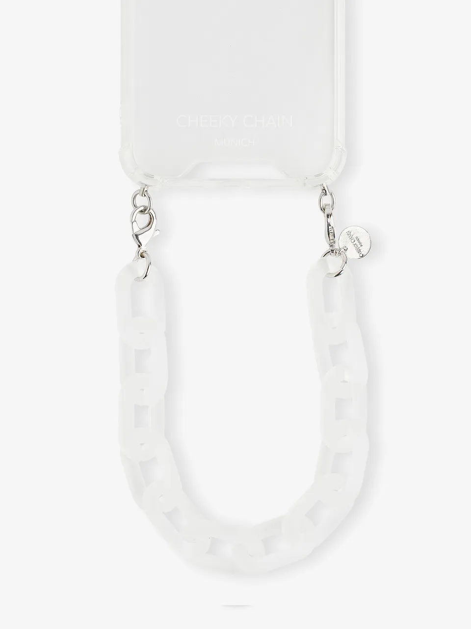 cheeky-chain-munich-handle-icy-small-kurze-handy-kette-aus-acryl image 1