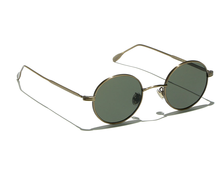 l-g-r-reunion-metal-sonnenbrille-gold-antiqued-03-green-g15-46 image 2