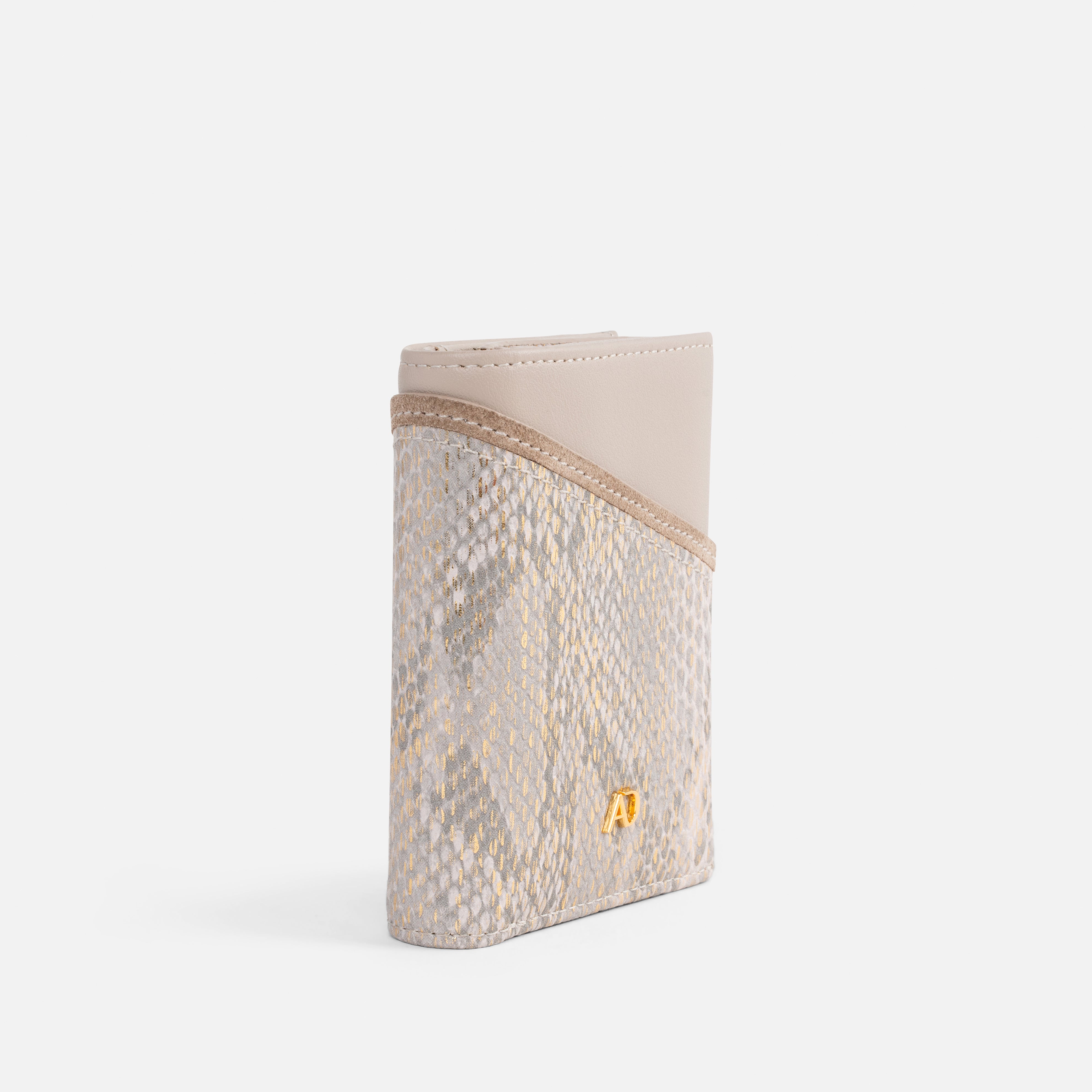 any-di-mini-wallet-snake-gold-veganes-leder image 5