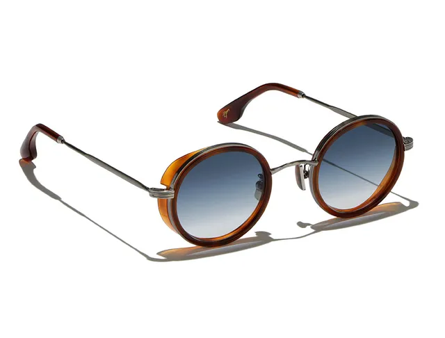 l-g-r-reunion-metal-explorer-sonnenbrille-silver-antiqued-havana-chiaro-blue-gra image 1