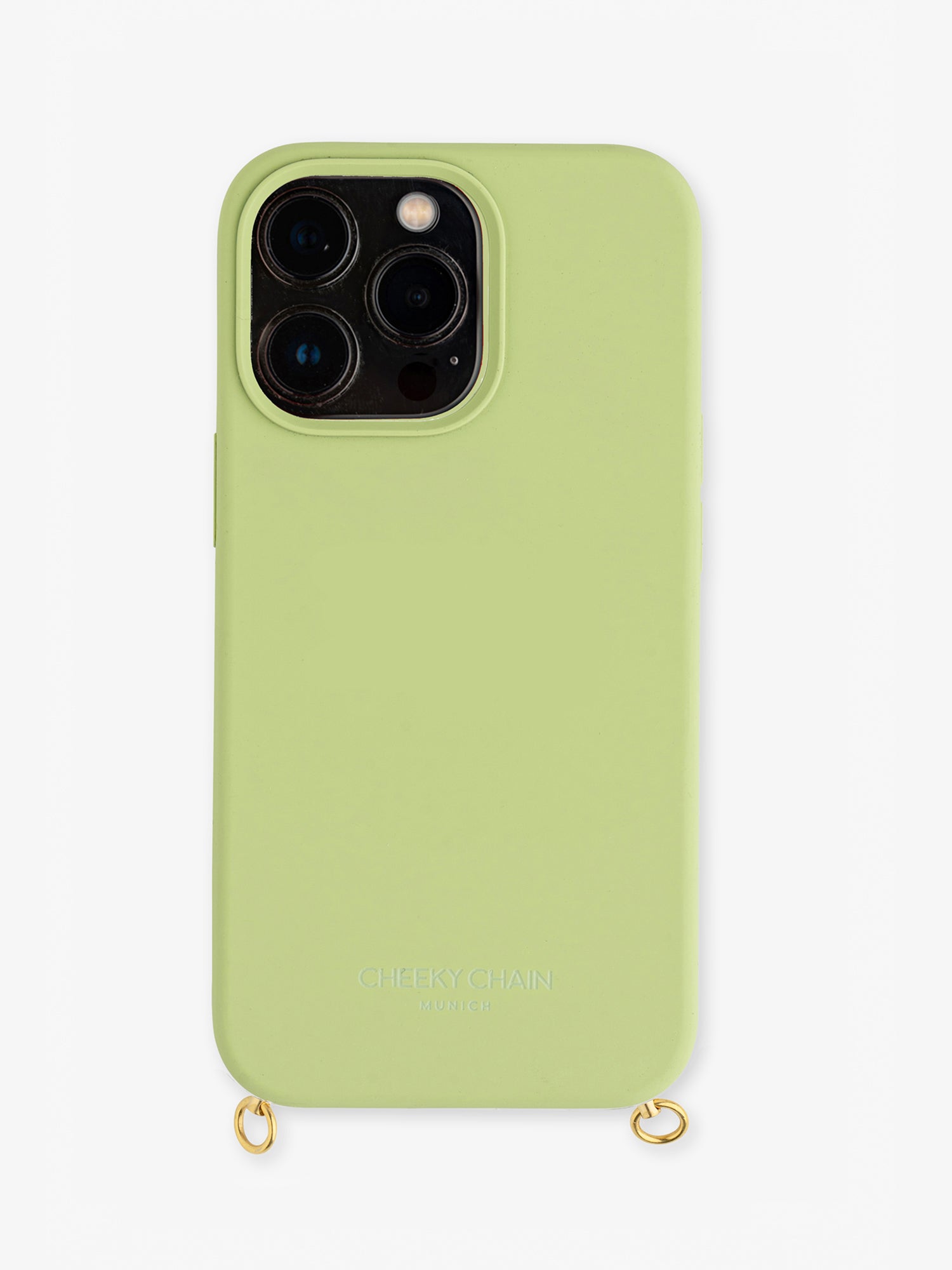 cheeky-chain-munich-silicone-case-matcha-green-iphone-13 image 2