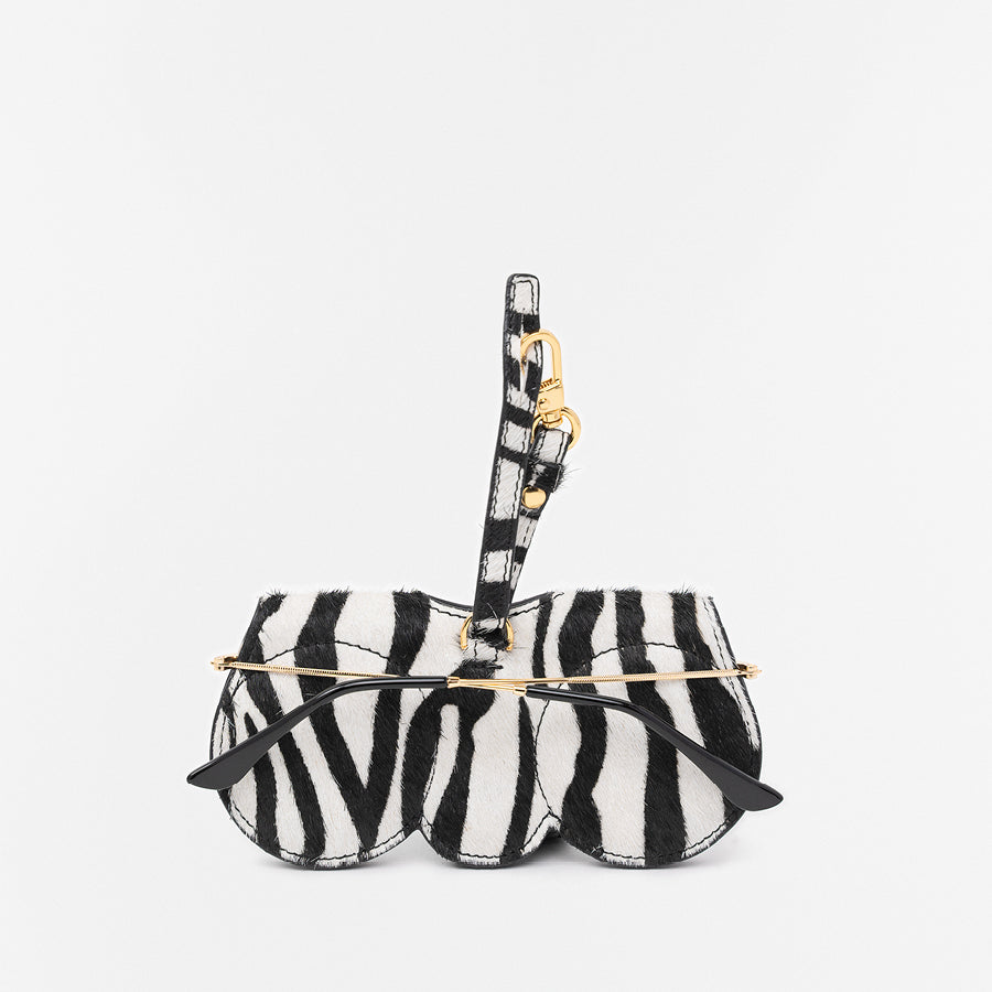 any-di-suncover-brillenetui-zebra-mit-lederh-nger image 2